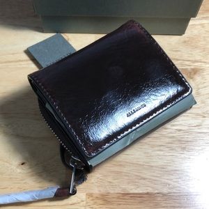 All Saints Bede Leather Card Holder Wallet